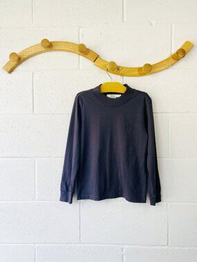 Bonpoint Charcoal Long Sleeve Shirt, 8 years